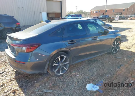 2025 Honda Civic Hybrid Sport/Sport Touring z USA, uszkodzony, nr VIN 2HGFE4F86SH302327